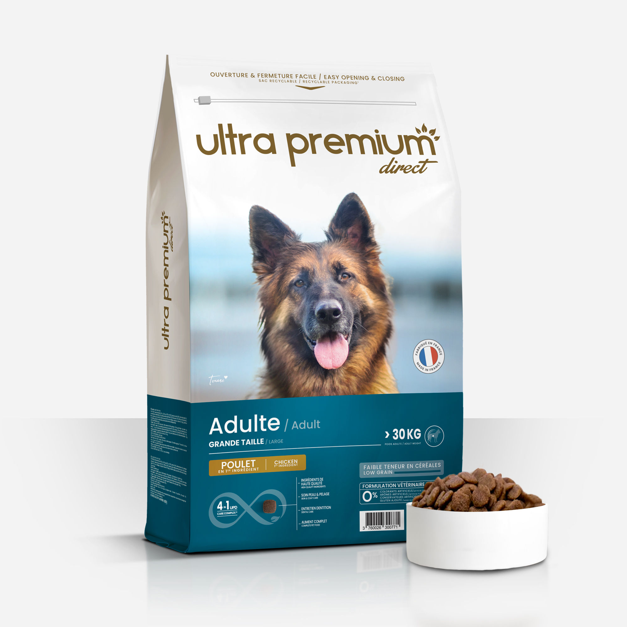 Ultra Premium Direct Croquettes Super Premium Chien de Grande Taille